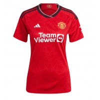 Manchester United Alejandro Garnacho #17 Domáci Ženy futbalový dres 2023-24 Krátky Rukáv